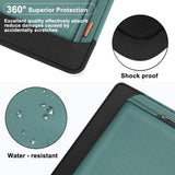 DOMISO 17 - 17.3 Inch Laptop Bag Large Capacity Shoulder Bag for Dell XPS/HP Pavilion 17/Lenovo Chromebook 317, Green