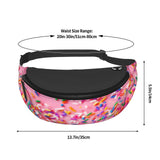Donut Fanny Pack Waist Bag Adjustable Belt Bag For Men Women Traveling Hiking Cycling Running