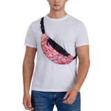 Donut Fanny Pack Waist Bag Adjustable Belt Bag For Men Women Traveling Hiking Cycling Running