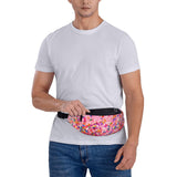 Donut Fanny Pack Waist Bag Adjustable Belt Bag For Men Women Traveling Hiking Cycling Running