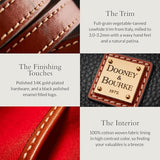 Dooney & Bourke Backpacks for Women, Ronnie Small Leather Backpack Purse for Travel, Work or School - Black