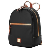 Dooney & Bourke Backpacks for Women, Ronnie Small Leather Backpack Purse for Travel, Work or School - Black