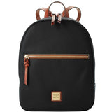 Dooney & Bourke Backpacks for Women, Ronnie Small Leather Backpack Purse for Travel, Work or School - Black