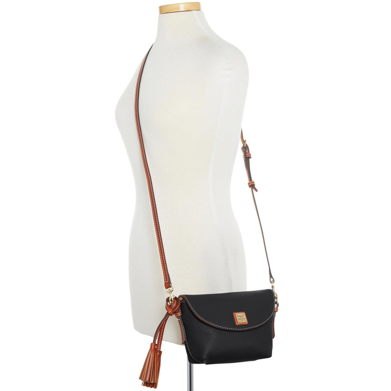 Dooney & Bourke Pebble Grain Crossbody Saddle Bag