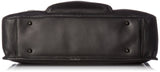 Dopp Men's Leather Messenger Bag, Black, One Size