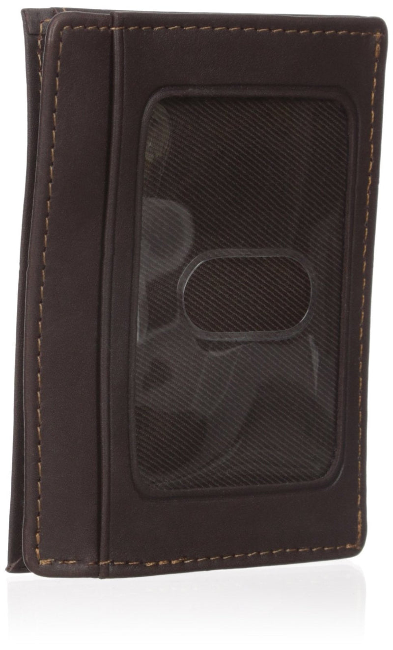 Dopp Men's Regatta Front Pocket Get - away Minamalst Slim Wallet, Mahogany, One Size