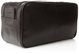 Dopp Men's Seasoned Soft Sided Multi - Zip Travel Kit - Leather, Brown, One Size