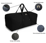 DoYiKe Extra Large Canvas Travel Duffle Bag Heavy Duty, Sports Military Camping Tent Travel Storage