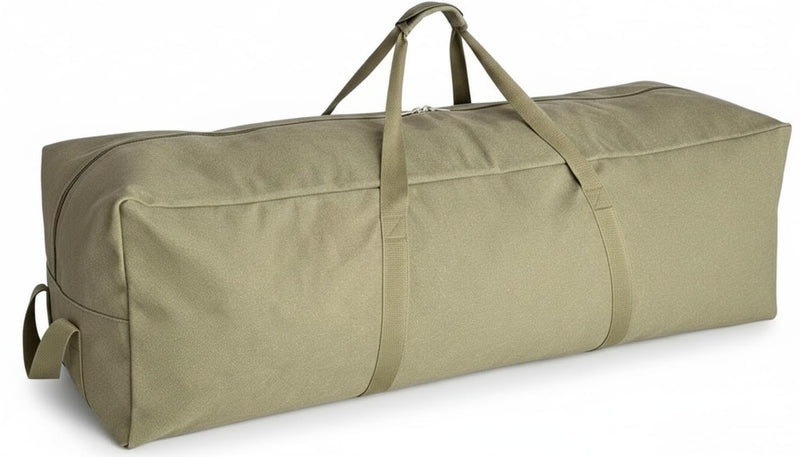 DoYiKe Extra Large Canvas Travel Duffle Bag Heavy Duty, Sports Military Camping Tent Travel Storage