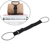 DraCra 2 Pack Luggage Straps for Add a Bag Bungees Lightweight Easy Elastic Wrap Belts for Attaching Extra Bags Purse to Suitcase Handle Handbag Backpack Spinner Carryon Travel Airport