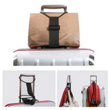 DraCra 2 Pack Luggage Straps for Add a Bag Bungees Lightweight Easy Elastic Wrap Belts for Attaching Extra Bags Purse to Suitcase Handle Handbag Backpack Spinner Carryon Travel Airport