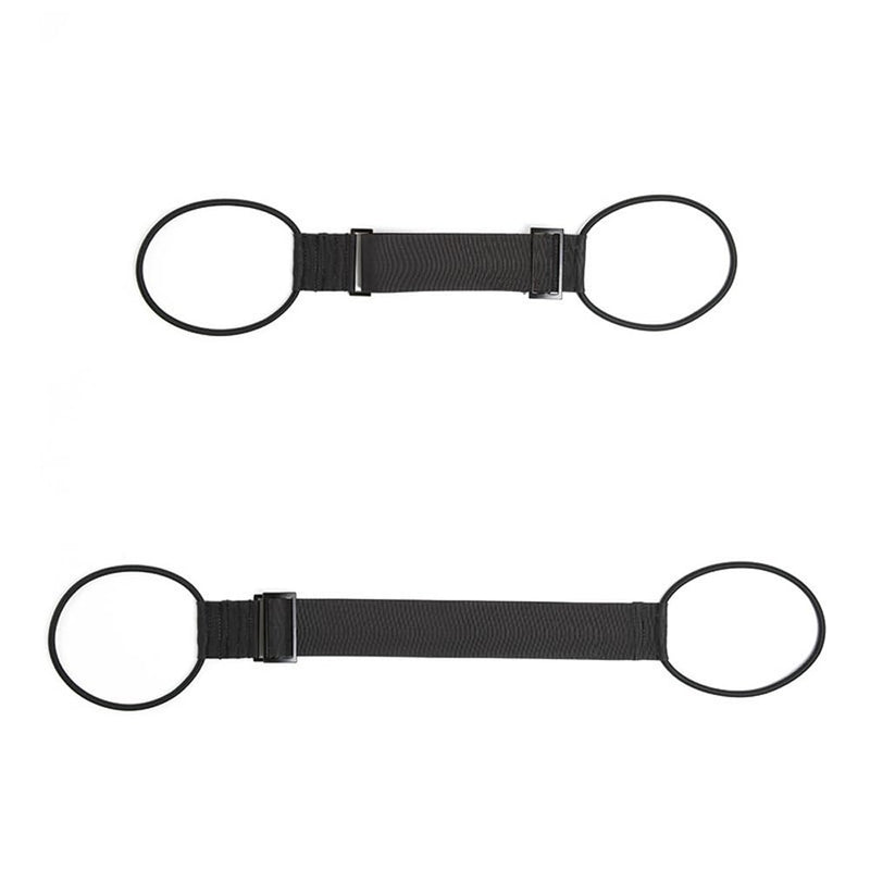 DraCra 2 Pack Luggage Straps for Add a Bag Bungees Lightweight Easy Elastic Wrap Belts for Attaching Extra Bags Purse to Suitcase Handle Handbag Backpack Spinner Carryon Travel Airport