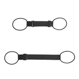 DraCra 2 Pack Luggage Straps for Add a Bag Bungees Lightweight Easy Elastic Wrap Belts for Attaching Extra Bags Purse to Suitcase Handle Handbag Backpack Spinner Carryon Travel Airport