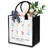 Dr.Baner Christian Tote Bag For Women, Whatever Is Think About Such Things, Bible Verse Canvas Tote Bag, Travel, Shopping, Gift -31