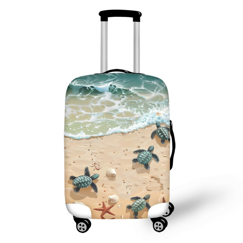 Dremagia Sea Turtles Luggage Cover Anti - scratch Dustproof Suitvase Protector Fits 18 - 21 Inch