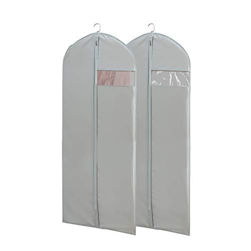 Dress Bags for Gowns Long, 65'' Long Dress Clear Garment Bag(Set of 2, 23.3'' X 65'') | Backpacks4Less