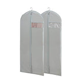 Dress Bags for Gowns Long, 65'' Long Dress Clear Garment Bag(Set of 2, 23.3'' X 65'') | Backpacks4Less