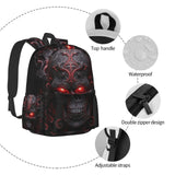 Droerfes Skull Backpack School Bag Lightweight Bookbag Laptop Travel Daypack For Kids Girls Boys Teens