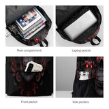 Droerfes Skull Backpack School Bag Lightweight Bookbag Laptop Travel Daypack For Kids Girls Boys Teens
