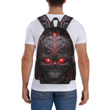 Droerfes Skull Backpack School Bag Lightweight Bookbag Laptop Travel Daypack For Kids Girls Boys Teens
