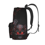 Droerfes Skull Backpack School Bag Lightweight Bookbag Laptop Travel Daypack For Kids Girls Boys Teens