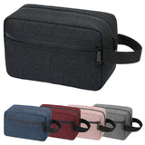 DSYSC Travel Toiletry Bag for Women Men, Small Makeup Bag, Water - Resistant Cosmetic Bag, Cosmetic Pouch, Traveling Dopp Kit, Travel Essentials Accessories (Black)