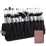 DUcare Makeup Brushes Organizer 30pcs Folding Travel Cases Makeup Brushes Stand - up Cosmetic Bag Artist Storage (only bag)