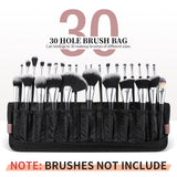 DUcare Makeup Brushes Organizer 30pcs Folding Travel Cases Makeup Brushes Stand - up Cosmetic Bag Artist Storage (only bag)