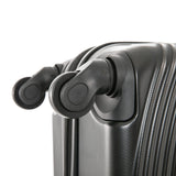 DUKAP INCEPTION Luggage with Spinner Wheels | Durable Lightweight Hardshell Suitcase, Travel Bag with Handle and Trolley, 20 - Inch Carry On Small Luggage | Black