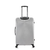 DUKAP INCEPTION Luggage with Spinner Wheels | Durable Lightweight Hardside Suitcase, Travel Bag with Handle and Trolley, 28 - Inch Large Checked Luggage | Silver
