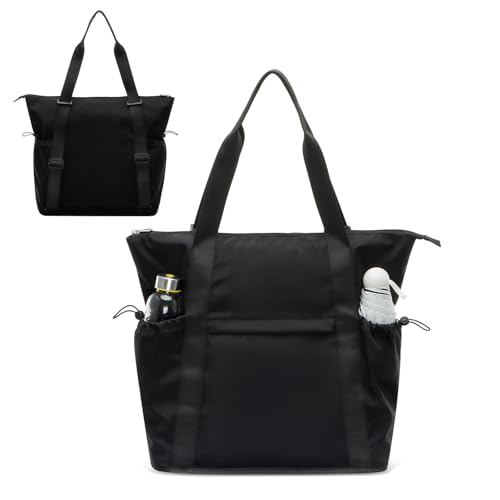 Duryarhall Tote Bag for Women, Lightweight Travel Tote Backpack Bags, Nylon Carry On Bag, Shoulder Bag for Work, Travel, Daily Use,Beach