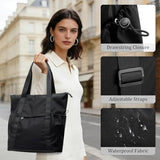 Duryarhall Tote Bag for Women, Lightweight Travel Tote Backpack Bags, Nylon Carry On Bag, Shoulder Bag for Work, Travel, Daily Use,Beach