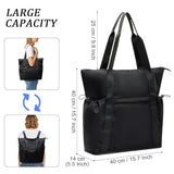 Duryarhall Tote Bag for Women, Lightweight Travel Tote Backpack Bags, Nylon Carry On Bag, Shoulder Bag for Work, Travel, Daily Use,Beach