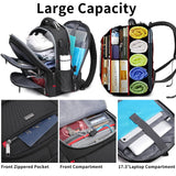 DUSLANG 50L Travel Laptop Backpack for Men Women, Extra Large Heavy Duty Big Carry on Backpack for Weekend Airline Approved Fits 17 Inch Computer, Black