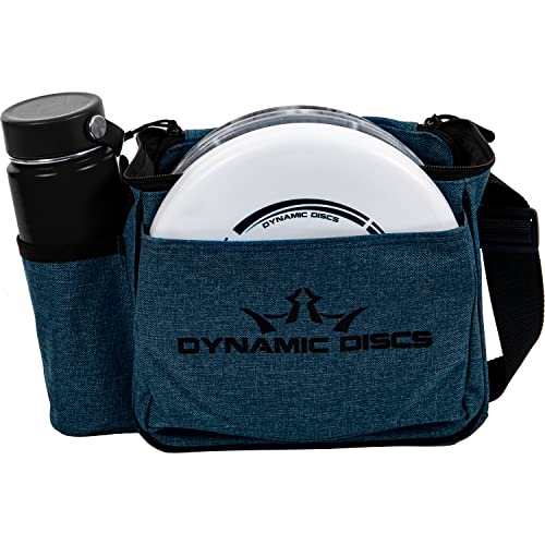 Dynamic Discs 3-Disc Set with Bag | 3X Disc Golf Disc w/Putter, Midrange & Driver + Cadet Shoulder Bag | Perfect All-in-One Starter Set for Beginners & Intermediates w/Towel & Mini (Midnight Blue)