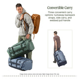 Eagle Creek Cargo Hauler Wheeled Duffel - Durable Duffel Bag for Travel - Easy Access Compartment - Deployable Backpack Straps - Lockable Zipper Opening - Iron Orange - 130L