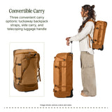 Eagle Creek Cargo Hauler XT Wheeled Duffel - Wheeled Backpack Duffel - Deployable Backpack Straps - Lockable U - Lid & Easy Access Compartment - 29" - Iron Orange