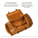 Eagle Creek Cargo Hauler XT Wheeled Duffel - Wheeled Backpack Duffel - Deployable Backpack Straps - Lockable U - Lid & Easy Access Compartment - 29" - Iron Orange