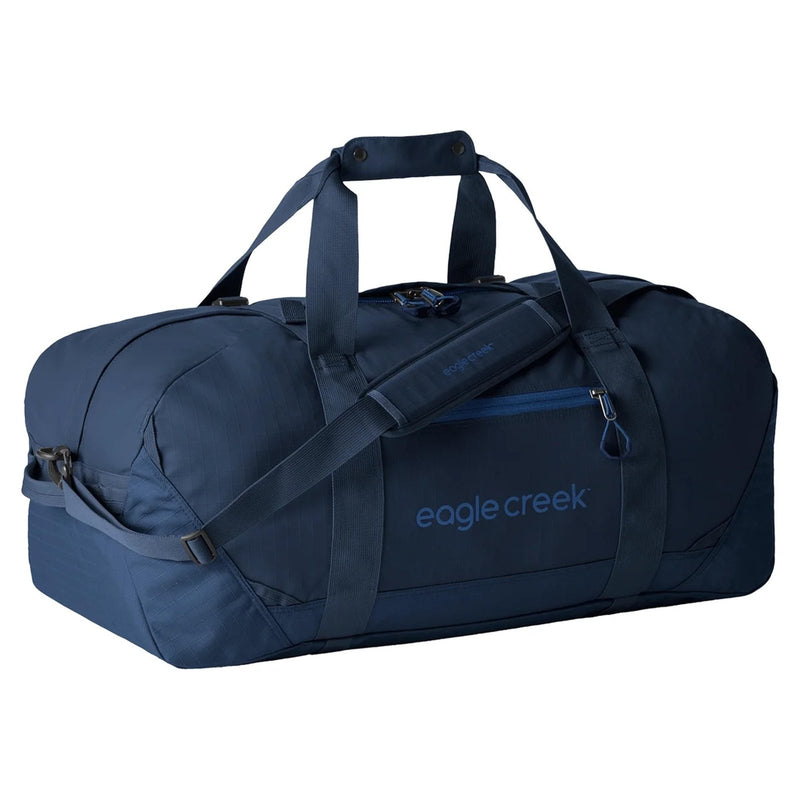 Eagle Creek No Matter What Duffel Bag - Eco Friendly Duffel for Sustainable Travel - Adjustable Shoulder Strap - Multiple Carry Options - Easy to Store - Atlantic Blue - 40L