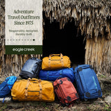 Eagle Creek No Matter What Duffel Bag - Eco Friendly Duffel for Sustainable Travel - Adjustable Shoulder Strap - Multiple Carry Options - Easy to Store - Atlantic Blue - 60L