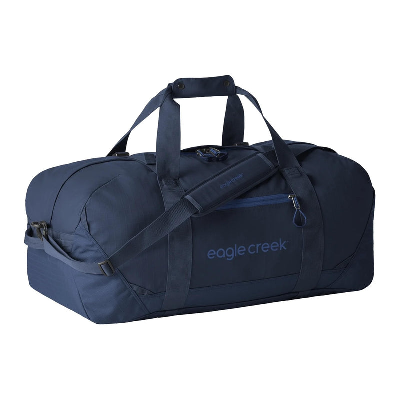 Eagle Creek No Matter What Duffel Bag - Eco Friendly Duffel for Sustainable Travel - Adjustable Shoulder Strap - Multiple Carry Options - Easy to Store - Atlantic Blue - 60L