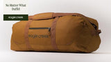 Eagle Creek No Matter What Duffel Bag - Eco Friendly Duffel for Sustainable Travel - Adjustable Shoulder Strap - Multiple Carry Options - Easy to Store - Atlantic Blue - 90L
