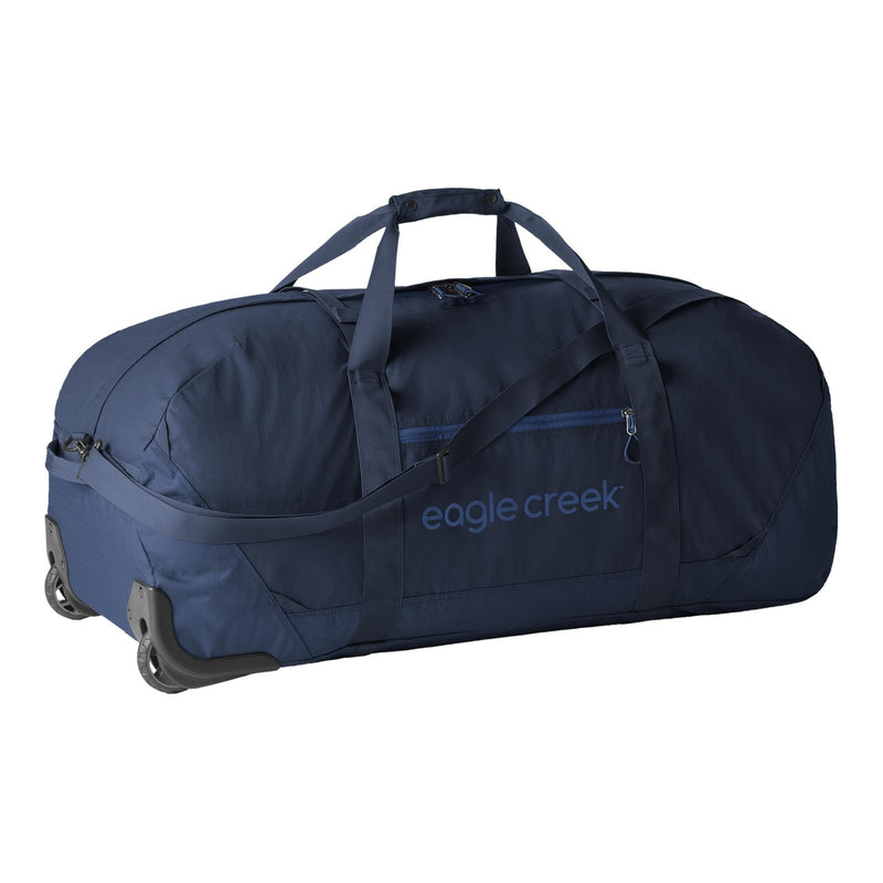 Eagle Creek No Matter What Rolling Duffel - Durable Rolling Bag for Travel - Adjustable Shoulder Strap - Heavy Duty Wheels - Lockable Zippers - Multiple Carry Options - 130L - Atlantic Blue