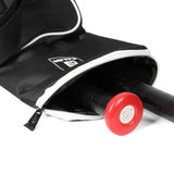 EALER Baseball Bat Tote Bag & T - ball, Softball Equipment Bag - Gear for Kids, Youth, and Adults Holds Bat, Helmet, Glove, Cleats, Shoes and More（Black）