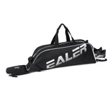 EALER Baseball Bat Tote Bag & T - ball, Softball Equipment Bag - Gear for Kids, Youth, and Adults Holds Bat, Helmet, Glove, Cleats, Shoes and More（Black）
