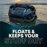 Earth Pak Waterproof Duffel Bag - Heavy Duty Motorcycle Dry Bag with Large Storage Space Perfect for Traveling, Camping, Kayaking, Fishing & Canoeing Bag 50L/70L/90L/120L Sizes