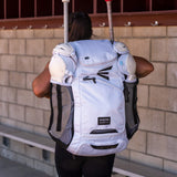 Easton | JEN SCHRO Catcher's Backpack | Fastpitch Softball Equipment Bag | White