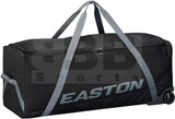 Easton | TEAM EQUIPMENT WHEELED BAG | Baseball & Fastpitch Softball | Black