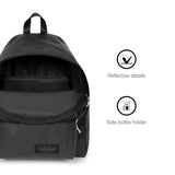 EASTPAK Day Pak'r – 24L Backpack with 14-inch Laptop Sleeve, Front & Security Pockets, Side Bottle Holder, Adjustable Straps, Tarp Black2
