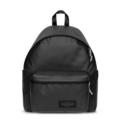 EASTPAK Day Pak'r – 24L Backpack with 14-inch Laptop Sleeve, Front & Security Pockets, Side Bottle Holder, Adjustable Straps, Tarp Black2